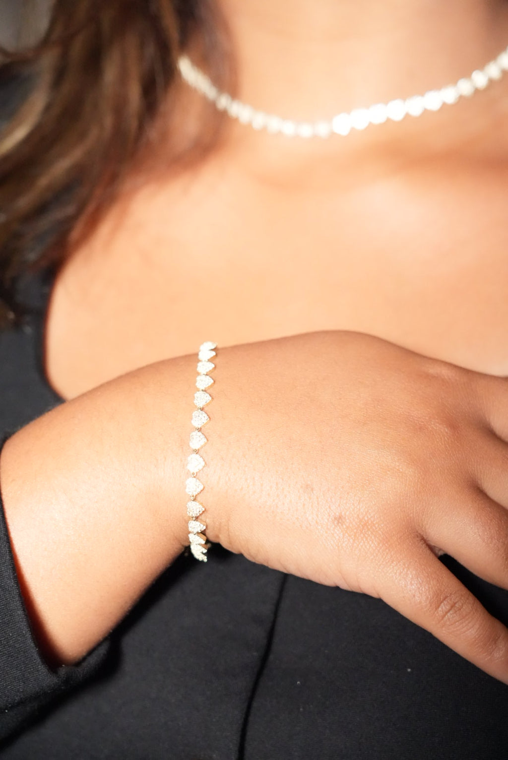 Chaîne de Cœurs Bracelet