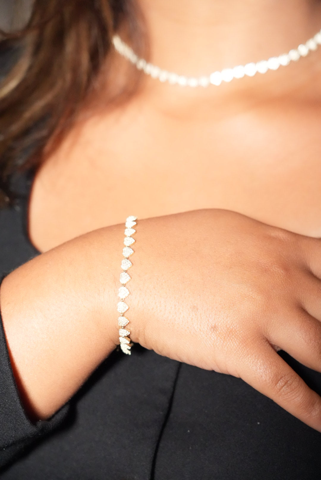 Chaîne de Cœurs Bracelet