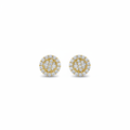 Baguette Pavé Stud Earrings