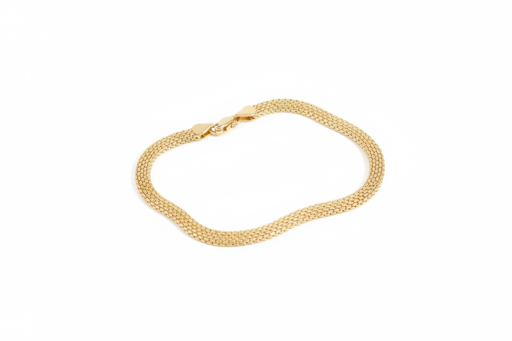 Gold Mesh Bracelet