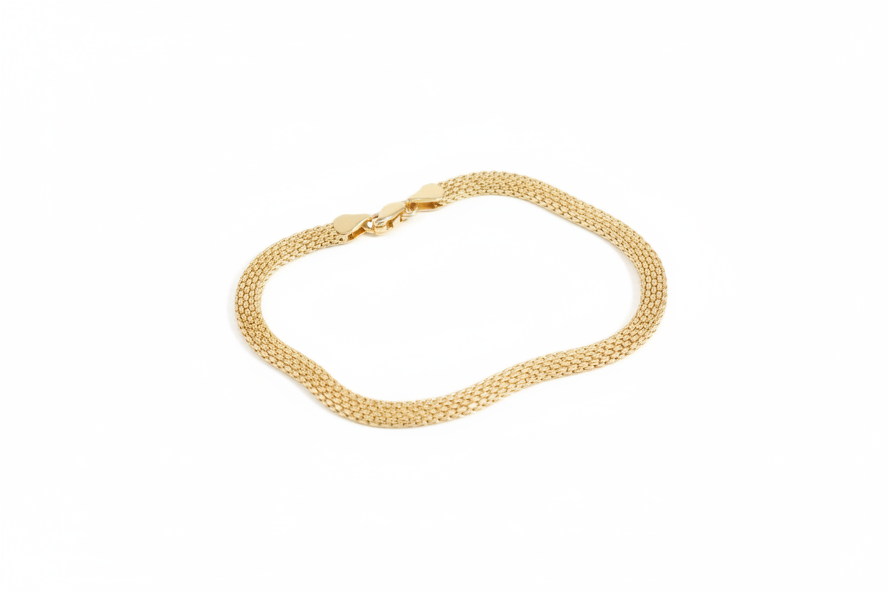 Gold Mesh Bracelet