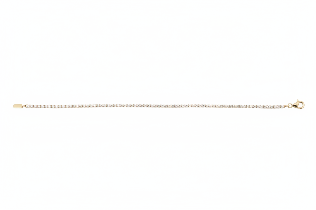 Gold Tennis Bracelet