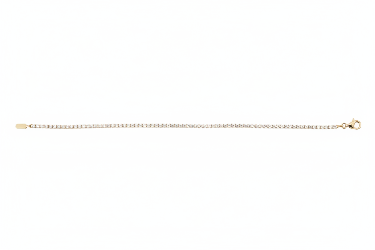 Gold Tennis Bracelet