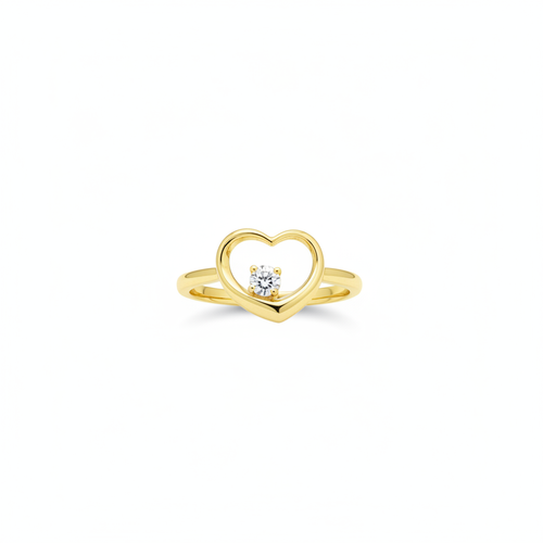 Heart Diamond Ring