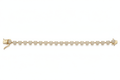 Pavé Heart Link Bracelet